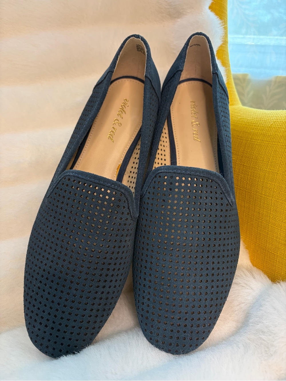Violet & Red Salem Leather Slip-On Loafers